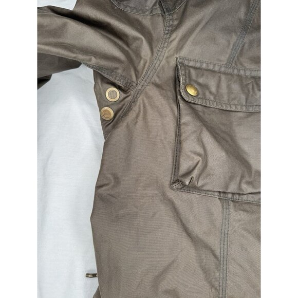 Belstaff Roadmaster Size 46 M Brown Waxed Cotton Motorcycle Jacket women’s - Picture 16 of 16